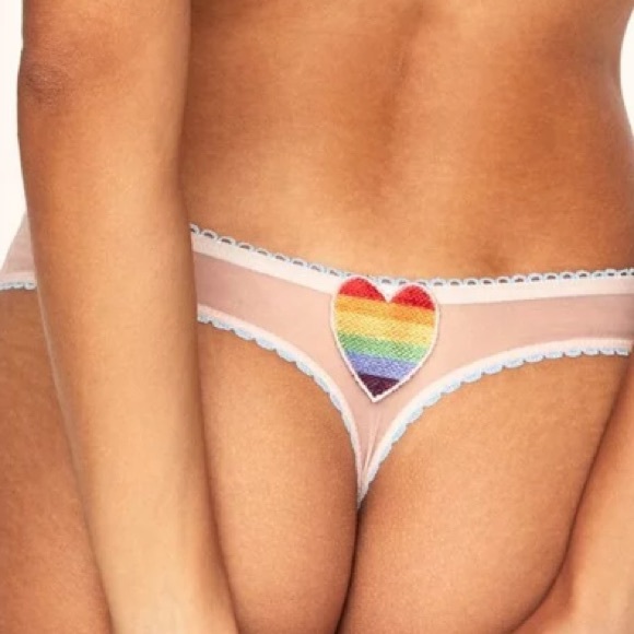 Pride Rainbow Heart Thong (SEE LISTING FOR SET) - Picture 5 of 7